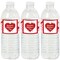Big Dot of Happiness Conversation Hearts - Valentine's Day Party Water Bottle Sticker Labels - Set of 20